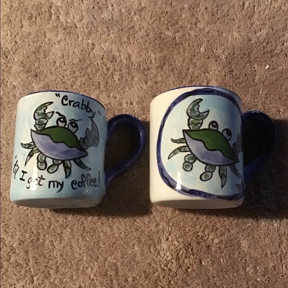 CRABBY ceramic coffee mugs